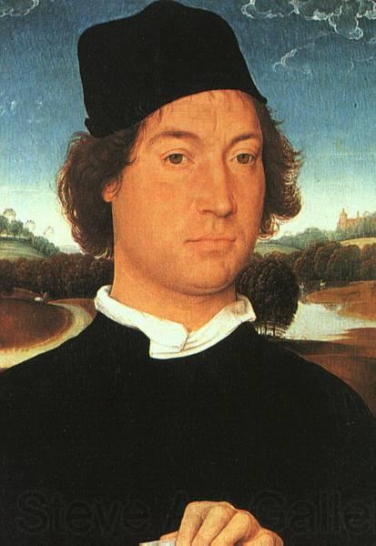 Hans Memling Portrait of a Young Man France oil painting art